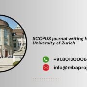 SCOPUS journal writing help in University of Zurich