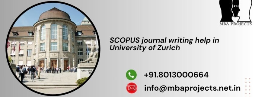 SCOPUS journal writing help in University of Zurich