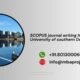 SCOPUS journal writing help in University of southern Denmark