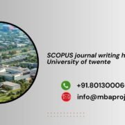 SCOPUS journal writing help in University of twente