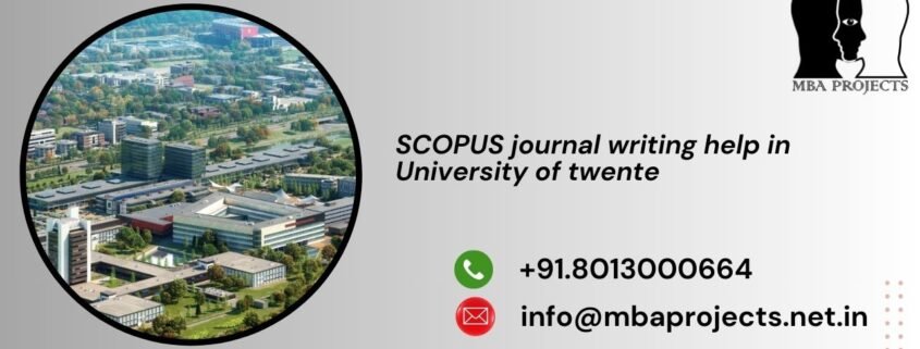 SCOPUS journal writing help in University of twente