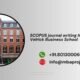 SCOPUS journal writing help in Velrick Business School