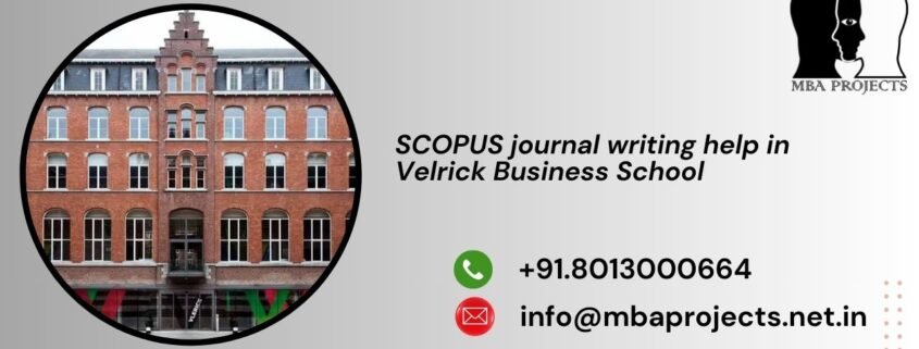 SCOPUS journal writing help in Velrick Business School