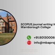 SCOPUS journal writing help in Warnborough College