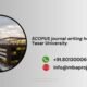 SCOPUS journal writing help in Yasar University
