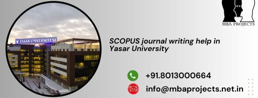 SCOPUS journal writing help in Yasar University