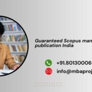 Guaranteed Scopus management publication India