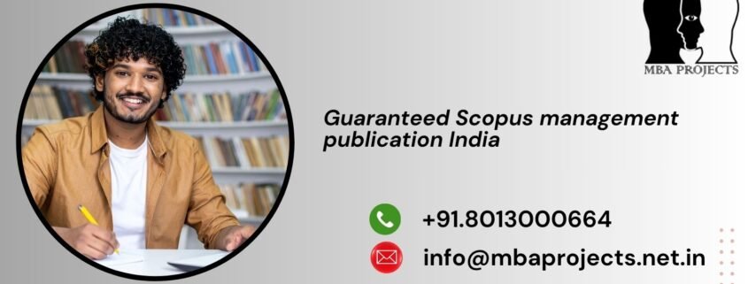 Guaranteed Scopus management publication India