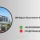 IIM Raipur Dissertation Writing Help