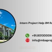 Intern Project Help IIM Raipur