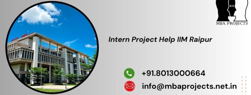 Intern Project Help IIM Raipur