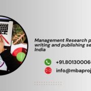 Management Research paper writing and publishing services India Management Research paper writing and publishing services India