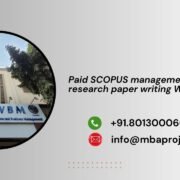 Paid SCOPUS management research paper writing West Bengal