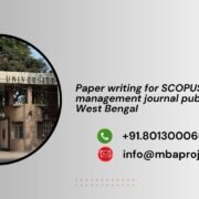 Paper writing for SCOPUS management journal publication West Bengal