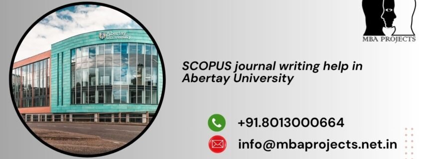 SCOPUS journal writing help in Abertay University