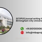 SCOPUS journal writing help in Birmingham City University