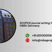 SCOPUS journal writing help in HSBA Germany