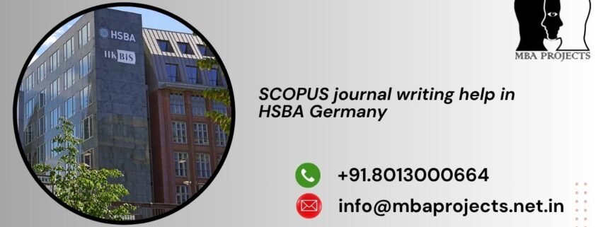 SCOPUS journal writing help in HSBA Germany