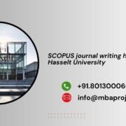 SCOPUS journal writing help in Hasselt University