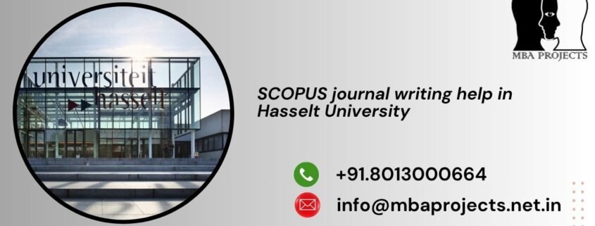 SCOPUS journal writing help in Hasselt University