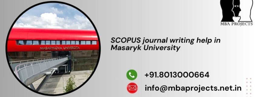 SCOPUS journal writing help in Masaryk University