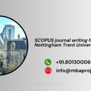 SCOPUS journal writing help in Nottingham Trent University