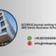 SCOPUS journal writing help in SBS Swiss Business School