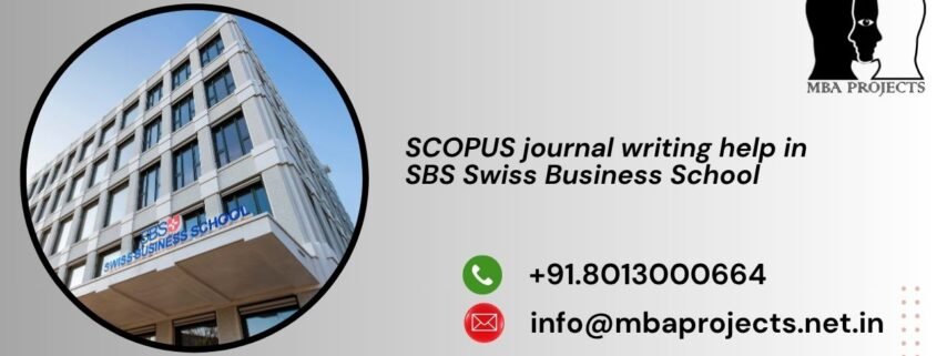 SCOPUS journal writing help in SBS Swiss Business School