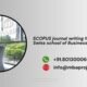 SCOPUS journal writing help in Swiss school of Business Research