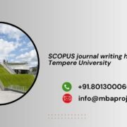 SCOPUS journal writing help in Tempere University