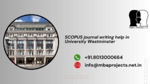 SCOPUS journal writing help in University Westminster