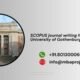 SCOPUS journal writing help in University of Gothenburg