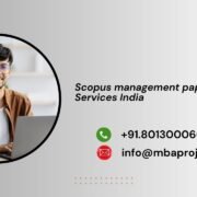 Scopus management paper writing Services India