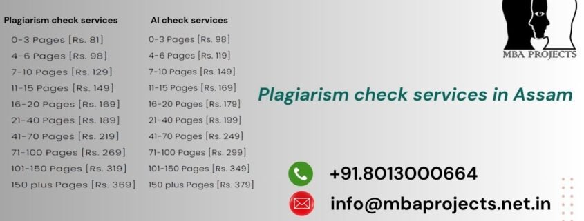 Plagiarism check services in Assam