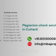 Plagiarism check services in Cuttack