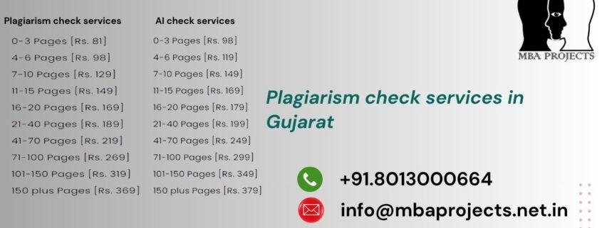 Plagiarism check services in Gujarat