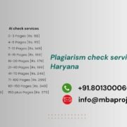 Plagiarism check services in Haryana