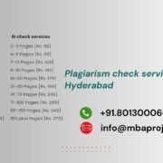 Plagiarism check services in Hyderabad
