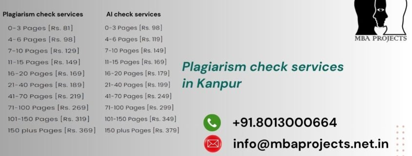 Plagiarism check services in Kanpur