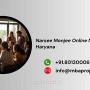 Narsee Monjee Online MBA help Haryana