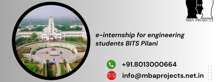 e-internship for engineering students BITS Pilani