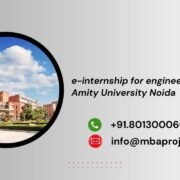 e-internship for engineering students Amity University Noida