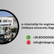 e-internship for engineering students Chitkara University Rajpura