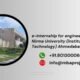 e-internship for engineering students Nirma University (Institute of Technology) Ahmedabad