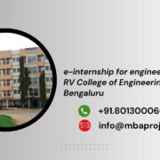 e-internship for engineering students RV College of Engineering (RVCE) Bengaluru