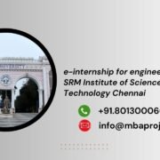 e-internship for engineering students SRM Institute of Science and Technology Chennai
