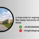 e-internship for engineering students Shiv Nadar University (SNU) Greater Noida